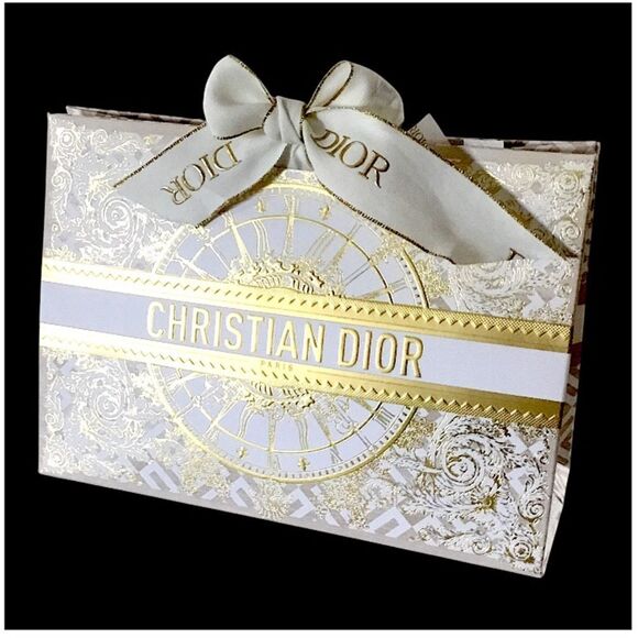 Christian Dior Gold and White Gift Box - Picture 1 of 5